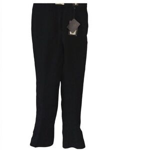 PRADA NEW Straight Leg Riding Pants Flat Front Tag Cigarette Slim Minimalist Zip